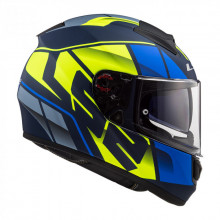 Шлем LS2 FF397 Vector HPFC Evo Kripton Matt Blue H-V Yellow